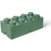 LEGO úložný box 250x500x180mm - army zelená (LEGO40041747)