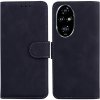 Peňaženkové kožené puzdro Skin na Honor 200 Pro 5G - Čierna