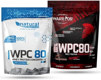 Warrior WPC 80 whey proteín 400 g