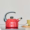 RIESS Intense 2 l červený - smaltovaný čajník s píšťalkou