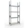 Regál na pneumatiky SCHULTE, základné pole, 4 úrovne, šírka police 1200 mm, 1260x 436x2750 mm