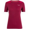 SALEWA CRISTALLO WARM T-SRT dámske termo tričko rhodo red Farba: RUŽOVÁ, Veľkosť: XS