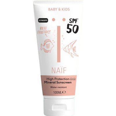 Naif Ochranný krém na opaľovanie SPF 50 pre deti a bábätká 100 ml