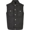 Urban Classics Denim Vest black washed