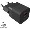 Sieťová nabíjačka FIXED Mini s USB-C a USB výstupom, podpora PD a QC 3.0, 20W, čierny FIXC20M-CU-BK