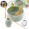6x BAMBUSOVÁ DARČEKOVÁ SÚPRAVA NA ČAJ MATCHA: CHASHAKU, METLIČKA, LYŽICA