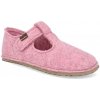 Barefoot dětské přezůvky Froddo - Flexy Wooly Pink růžové