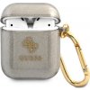 Guess Ochranné pouzdro GUA2UCG4GK Glitter Collection pro AirPods 1/2 šedé