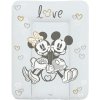 CEBA Podložka prebaľovacia mäkká na komodu (50x70) Disney Minnie & Mickey Grey TH-143-127-666