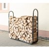 ShelterLogic oceľový stojan na palivové drevo 25 x 122 x 104 cm , čierny SL90449