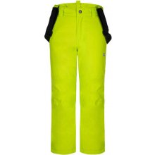 Loap FUXI zelená detské lyžiarske nohavice
