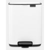 Brabantia Odpadkový kôš Bo 7 l biely
