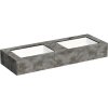 Kompaktná doska pod umývadlo s umývadlom Intedoor TRENTA Compact imitácia bridlice x 130 cm až 160 cm x 50 cm S výrezom