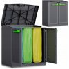 Keter Compact Store Recyklačný kôš - sivý 99612