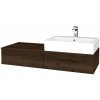 Dreja Kúpeľňová skrinka MODULE SZZ2 120 umývadlo Kube - D21 Tobacco / D21 Tobacco / Pravé