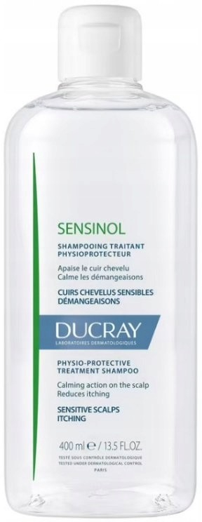 DUCRAY Sensinol Physio Protective Treatment Shampoo fyzio ochranný šampón na vlasy 400 ml
