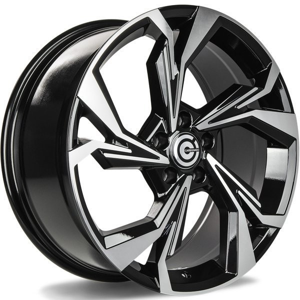 Carbonado Slingshot 8x18 5x112 ET45 black front polished