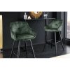 Barová stolička Euphoria 43688 Zamat - Tmavozelená