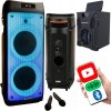 Prenosný reproduktor PartyBox Blaupunkt PB08DB 700W Bluetooth karaoke mikrofón