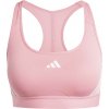Dámska športová podprsenka adidas, POWERIMPACT TRAIN 3-STRIPES BRA ružová,biela sab