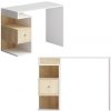 Hanah Home Study Desk Tempus DEC0140 White/Oak
