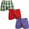 3PACK pánske trenky Styx klasická guma nadrozmer viacfarebné (3E103133) 4XL 120 dní na výmenu alebo vrátenie tovaru!