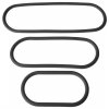 Perfect Fit Slim Wrap - slim penis ring set - black 3pcs
