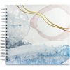 Hama album klasický špirálový WATERCOLOR 28x24 cm, 50 strán, modrý - HAMA 7602