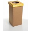 Recobin Mini, Odpadkový kôš na triedený odpad, recyklovaný, HU popis, 20 l, žltá