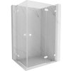Mexen Lunar L Duo sprchová kabína s pravými otočnými dverami 95 x 85 cm, transparentné, biela - 834L-095P-085L-20-00
