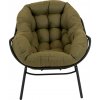 LESLI LIVING COZY kreslo Farba: Olive, Veľkosť: 97x117x82 cm