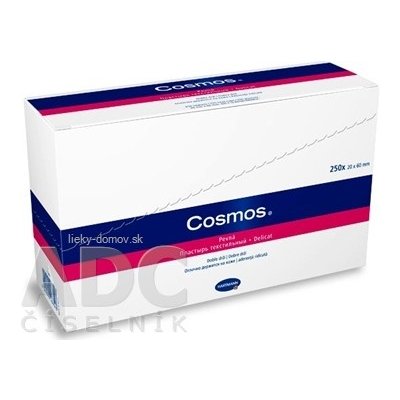 COSMOS Pevná (Strips) náplasti na rany 20x60 mm, 50x5 ks (250 ks)