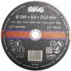 MAGG Rezný kotúč na kov 230 × 3,0 × 22,2 mm RK23030