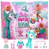 Mattel Barbie Cutie Reveal adventný kalendár s bábikou 2024, 24 prekvapení HJX76