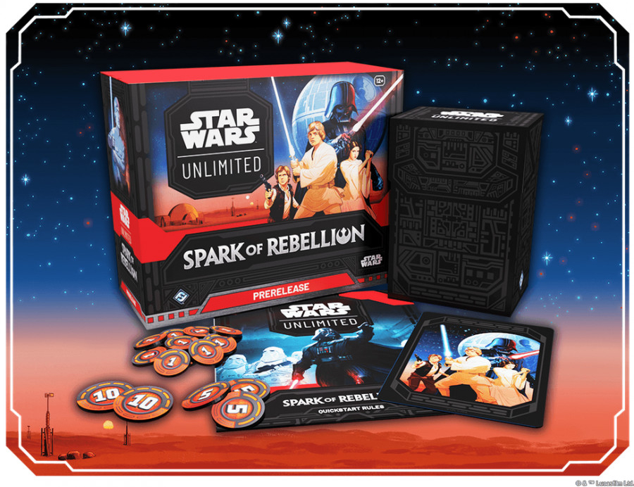 Star Wars: Unlimited Spark of Rebellion Prerelease Box EN