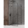 New Trendy Avexa Black sprchovací kút 100x100 cm obdĺžniková čierna matné/priehľadné sklo EXK-1590