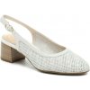 Tamaris 8-89501-42 biela dámska letná obuv na podpätku - EU 41