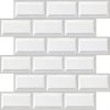 Samolepiace PVC panely 3D panely PCVS06, cena za kus, rozmer 30 x 30 cm, obklad biely, IMPOL TRADE