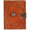 Svetlohnedý Kožený Zápisník - Evil Eye Decor - 20 x 15 x 3 cm
