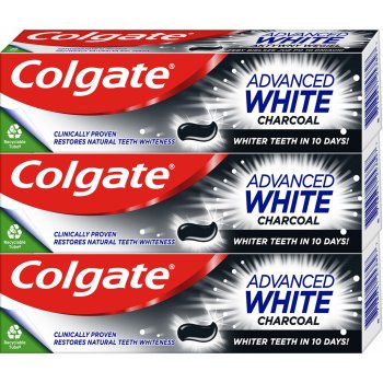 Colgate Advanced White Charcoal 3 x 75 ml