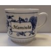 Cibulák - Hrnček Leo s nápisom Maminka - originálny cibuľový porcelán