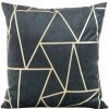 Takoy Zamatová obliečka na vankúš BLINK 29 so zlatou geometrickou potlačou-HF-391086 | 45 x 45 cm