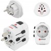 HAMA Cestovný adaptér World Travel Pro Light USB, 3-pól., univerzál., 2xUSB-A - 00223464