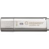 Kingston IronKey Locker+ 50/64GB/USB 3.1/USB-A/Stříbrná IKLP50/64GB