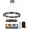 NEDES LED Stmievateľný luster na lanku LED/65W/230V 3000-6500K chróm + diaľkové ovládanie ND3537 + záruka 3 roky zadarmo