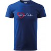 Nemecký ovčiak ekg - Tričko extra veľké (5-8XL) - 5XL ( Kráľovská modrá )