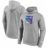 Fanatics Pánská mikina New York Rangers Primary Logo Graphic Hoodie Sport Gray Heather