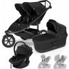 THULE Kočík 3v1 súrodenecký Urban Glide 3 Double Black s autosedačkou Maple Black a adaptérmi 2025