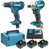 Sada COMBO 2 skrutkovač DDF482 + skrutkovač DTD156 3x5Ah Makita DLX2339JX1