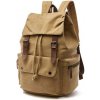 Canvasio plátený canvas retro batoh Adventure Hnedý 23 l